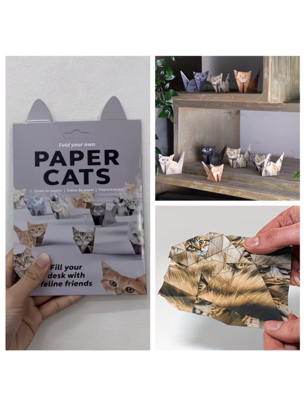 NIP Origami Paper Cats Kit